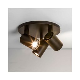 Obrázek pro produkt Spotové svítidlo Ascoli Triple Round bronz 3x50W GU10 (starý kód: AST 6146) - ASTRO Lighting