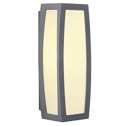 Obrázek pro produkt Venkovní svítidlo MERIDIAN BOX nástěnná antracit  230V E27 20W I - BIG WHITE (SLV)