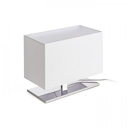 Obrázek pro produkt PLAZA S stolní bílá chrom 230V E27 42W - RED - DESIGN RENDL
