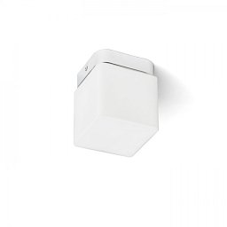 Obrázek pro produkt ESICA SQ stropní opálové sklo/chrom 230V LED 6W IP44 3000K - RED - DESIGN RENDL