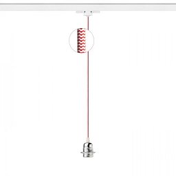 Obrázek pro produkt ELISA pro tříokr. lištu BA+ČE/BK+CHO 230V E27 28W - RED - DESIGN RENDL