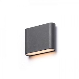 Obrázek pro produkt CHOIX nástěnná antracitová 230V LED 2x3W IP54 3000K - RED - DESIGN RENDL