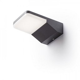 Obrázek pro produkt VIRGO nástěnná antracitová 230V LED 9W IP65 3000K - RED - DESIGN RENDL