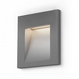 TESS SQ zápustná stříbrnošedá 230V LED 3W IP54 3000K - RED - DESIGN RENDL Obrázek pro produkt TESS SQ zápustná stříbrnošedá 230V LED 3W IP54 3000K - RED - DESIGN RENDL