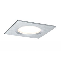 Zápustné svítidlo LED Coin Slim IP44 hranaté 3x 6W 3x 470lm 2700K hliník 3ks stmívatelné - PAULMANN Obrázek pro produkt Zápustné svítidlo LED Coin Slim IP44 hranaté 3x 6W 3x 470lm 2700K hliník 3ks stmívatelné - PAULMANN