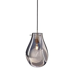 Obrázek pro produkt Závěsné svítidlo SOAP velké stříbrné, nerez kování, E27, s canopy (1/60/95107/A/600LS/370/A/2,5) - BOMMA