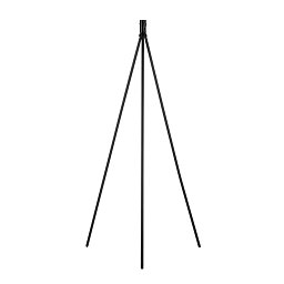 Obrázek pro produkt Stojací lampa FENDA E27, černá matná, bez stínítka - BIG WHITE (SLV)