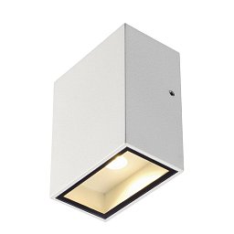 Obrázek pro produkt Nástěnné svítidlo QUAD XL, hranaté, bílé, LED, 1x3,2 W, 3000K - BIG WHITE (SLV)