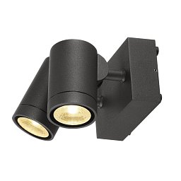 Obrázek pro produkt Nástěnné svítidlo HELIA, pískový antracit, 2x8 W LED, 3000K - BIG WHITE (SLV)