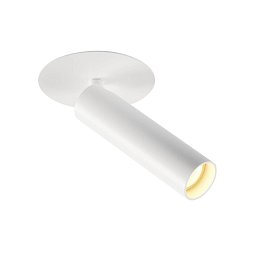 Obrázek pro produkt KARPO 30 jednoduché bodové svítidlo, stropní vestavné svítidlo, plochá rozeta, bílé, 7,5 W LED, 3000K, - BIG WHITE (SLV)