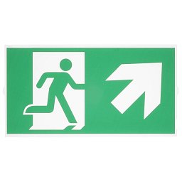 Obrázek pro produkt P-LIGHT Emergency stair sign, big, zelená - BIG WHITE (SLV)