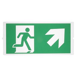 Obrázek pro produkt P-LIGHT Emergency , stair signs for areal light, zelená - BIG WHITE (SLV)
