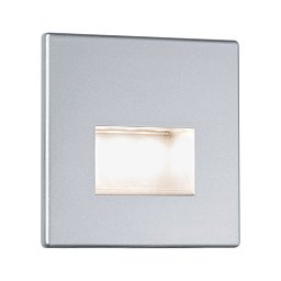 LED vestavné svítidlo do zdi Edge Quadro hranaté 8x8cm 1,1W 230V 2700K matný chrom - PAULMANN Obrázek pro produkt LED vestavné svítidlo do zdi Edge Quadro hranaté 8x8cm 1,1W 230V 2700K matný chrom - PAULMANN