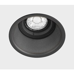 Obrázek pro produkt Zápustné svítidlo OZONE černé max.50W Ø90mm kulaté - KOHL-Lighting (starý kód: KHL K50112.BK.GU)