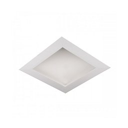 Obrázek pro produkt VÝPRODEJ - Zápustné svítidlo TINA bílé / šedé LED 8W 3000K 109X109mm hranaté - KOHL-Lighting