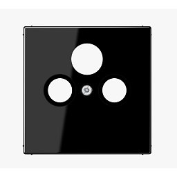Kryt pro Universal Sat/TV krabičku černý LS 990 SAT SW - JUNG Obrázek pro produkt Kryt pro Universal Sat/TV krabičku černý LS 990 SAT SW - JUNG