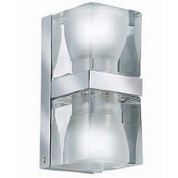 Obrázek pro produkt Nástěnné svítidlo Cubetto křišťálové sklo 2x60W G9 230V chrom - FABBIAN