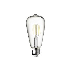 VÝPRODEJ - LED žárovka St64 E27 stmívatelná 7W 800lm 2700K čirá - WOFI Obrázek pro produkt VÝPRODEJ - LED žárovka St64 E27 stmívatelná 7W 800lm 2700K čirá - WOFI