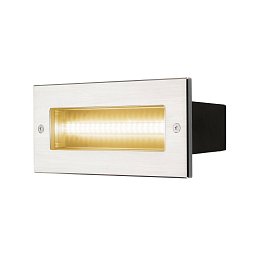 Obrázek pro produkt BRICK venkovní nástěnné vestavné svítidlo LED 3000K nerez IP67 230V 950lm 10W - BIG WHITE (SLV)