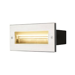 Obrázek pro produkt BRICK venkovní nástěnné vestavné svítidlo LED 3000K nerez 230V IP67 850lm 10W - BIG WHITE (SLV)