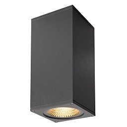 Obrázek pro produkt BIG THEOWALL venkovní nástěnné svítidlo 17,5W + 6,2W LED 3000K Flood up/Beam down antracit - BIG WHITE (SLV)