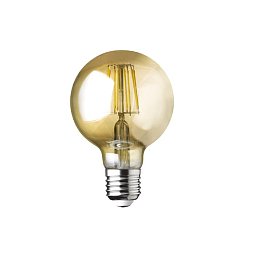 VÝPRODEJ - LED žárovka G80 E27 stmívatelná 6W 680lm 2700K čirá / medová - WOFI Obrázek pro produkt VÝPRODEJ - LED žárovka G80 E27 stmívatelná 6W 680lm 2700K čirá / medová - WOFI