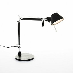 Obrázek pro produkt Tolomeo Micro stolní lampa - černá - tělo lampy + základna - ARTEMIDE
