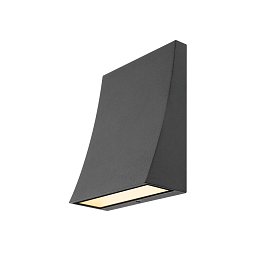Obrázek pro produkt DELWA WIDE LED venkovní nástěnné svítidlo 3000K 100° antracit IP44 - BIG WHITE (SLV)