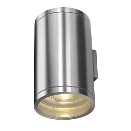 Obrázek pro produkt ROX WALL OUT UP/DOWN QPAR11 venkovní nástěnné svítidlo kartáčovaný hliník max. 2x50W IP44 - BIG WHITE (SLV)