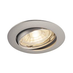 Obrázek pro produkt PIKA svítidlo k zabudování do stropu QPAR51 výklopné stříbrná šedá max. 50W - BIG WHITE (SLV)