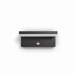 Obrázek pro produkt LED Venkovní nástěnné svítidlo Philips Bustan s pohybovým čidlem 16484/93/P3 antracitové 4000K - PHILIPS (915005378402)