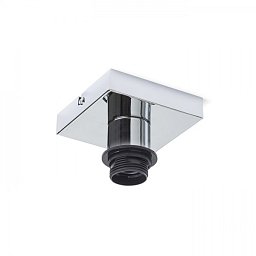Obrázek pro produkt SOLO SQ stropní základna chrom 230V E27 53W - RED - DESIGN RENDL