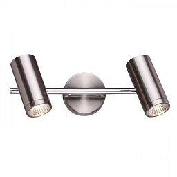Obrázek pro produkt BOGARD II nástěnná matný nikl 230V LED 2x5W 40° 3000K - RED - DESIGN RENDL