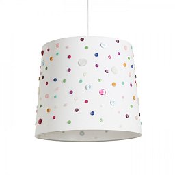 Obrázek pro produkt DELISA 35/30 stínidlo bílá knoflíky max. 28W - RED - DESIGN RENDL