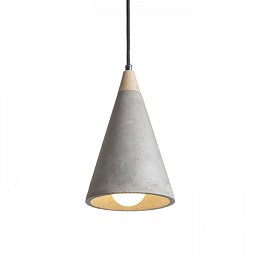 Obrázek pro produkt HEIDI závěsná beton/dřevo 230V E27 28W - RED - DESIGN RENDL