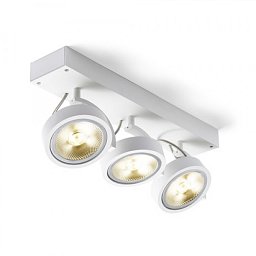 Obrázek pro produkt KELLY III nástěnná bílá 230V/12V G53 3x50W - RED - DESIGN RENDL