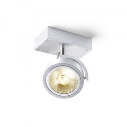 Obrázek pro produkt KELLY I nástěnná česaný hliník 230V/12V G53 50W - RED - DESIGN RENDL
