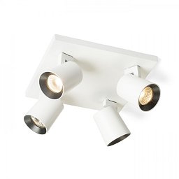 Obrázek pro produkt KENNY IV stropní bílá/černá 230V GU10 4x35W - RED - DESIGN RENDL