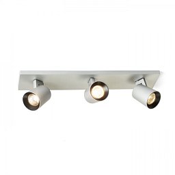 Obrázek pro produkt KENNY III přisazená česaný hliník/černá 230V GU10 3x35W - RED - DESIGN RENDL