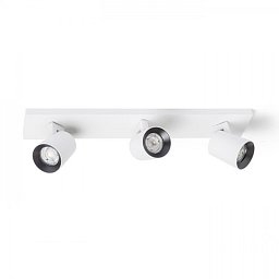 KENNY III přisazená bílá/černá 230V GU10 3x35W - RED - DESIGN RENDL Obrázek pro produkt KENNY III přisazená bílá/černá 230V GU10 3x35W - RED - DESIGN RENDL