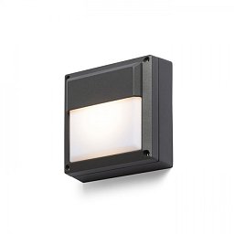 Obrázek pro produkt DELTA 145 nástěnná antracitová 230V GX53 9W IP54 - RED - DESIGN RENDL