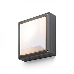 Obrázek pro produkt DELTA 215 přisazená antracitová 230V E27 18W IP54 - RED - DESIGN RENDL