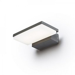 Obrázek pro produkt XYLO nástěnná antracitová 230V LED 8W IP54 3000K - RED - DESIGN RENDL