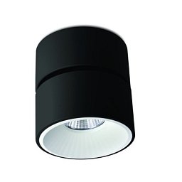 Obrázek pro produkt AKCE - Stropní přisazené svítidlo KLIMT M černá / bílá LED 10W 60º 3000K Ø100 - BPM