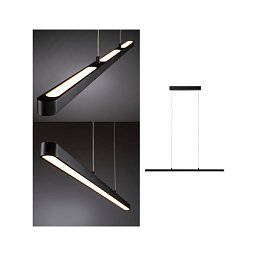 LED závěsné svítidlo Lento 42W černá stmívatelné nastavitelná výška - PAULMANN Obrázek pro produkt LED závěsné svítidlo Lento 42W černá stmívatelné nastavitelná výška - PAULMANN