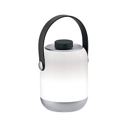 Mobile stolní lampa Clutch IP44 matný chrom stmívatelné, na baterie - PAULMANN Obrázek pro produkt Mobile stolní lampa Clutch IP44 matný chrom stmívatelné, na baterie - PAULMANN