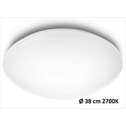 Obrázek pro produkt LED Stropní svítidlo Philips Suede 31802/31/EO bílé 2700K 38cm - PHILIPS (915005503701)