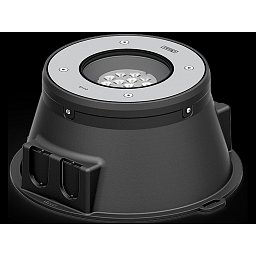 Obrázek pro produkt Zápustné zemní svítidlo KIOS 3 3000K 8W 640lm LED 50° IP67 216mm nerez.ocel - LIGMAN