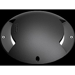 Obrázek pro produkt Zápustné zemní svítidlo MASK 3000K 8W 202lm IP68 218mm černé RAL9011 - LIGMAN