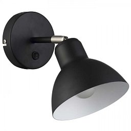 Obrázek pro produkt BAROQUE nástěnná černá chrom 230V E27 28W - RED - DESIGN RENDL